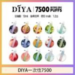 DIYA叮啞拋棄式7500 Puffs一次性電子煙3%